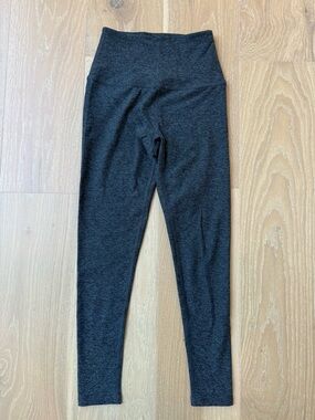 Beyond Yoga High-Waist Midi Charcoal Gray Leggings